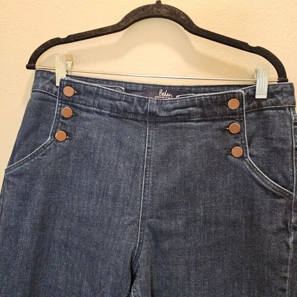 Boden Women's Nautical Bootcut Jeans Size 12R - Picture 2 of 5